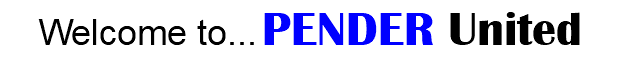 Welcome to... PENDER United